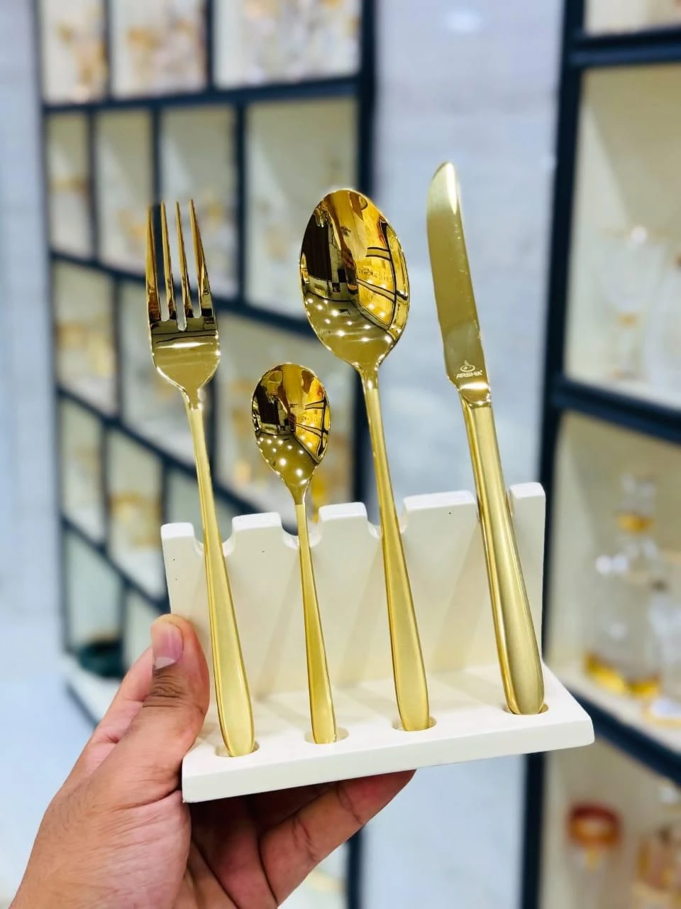 طقم معالق ارشيا فول جولد 86 قطعه-منتجات ارشيا - مصر