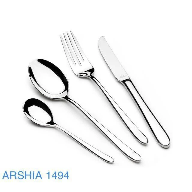 طقم معالق ارشيا فول سيلفر 86 قطعه-منتجات ارشيا - مصر