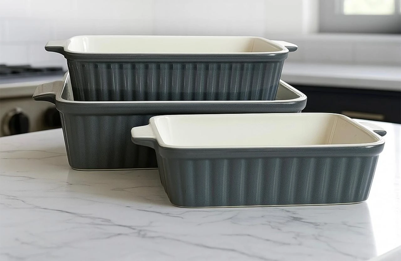 طقم طاجن بورسلين فاخر حراري تركي ماركة كارولينا-منتجات ارشيا - مصر