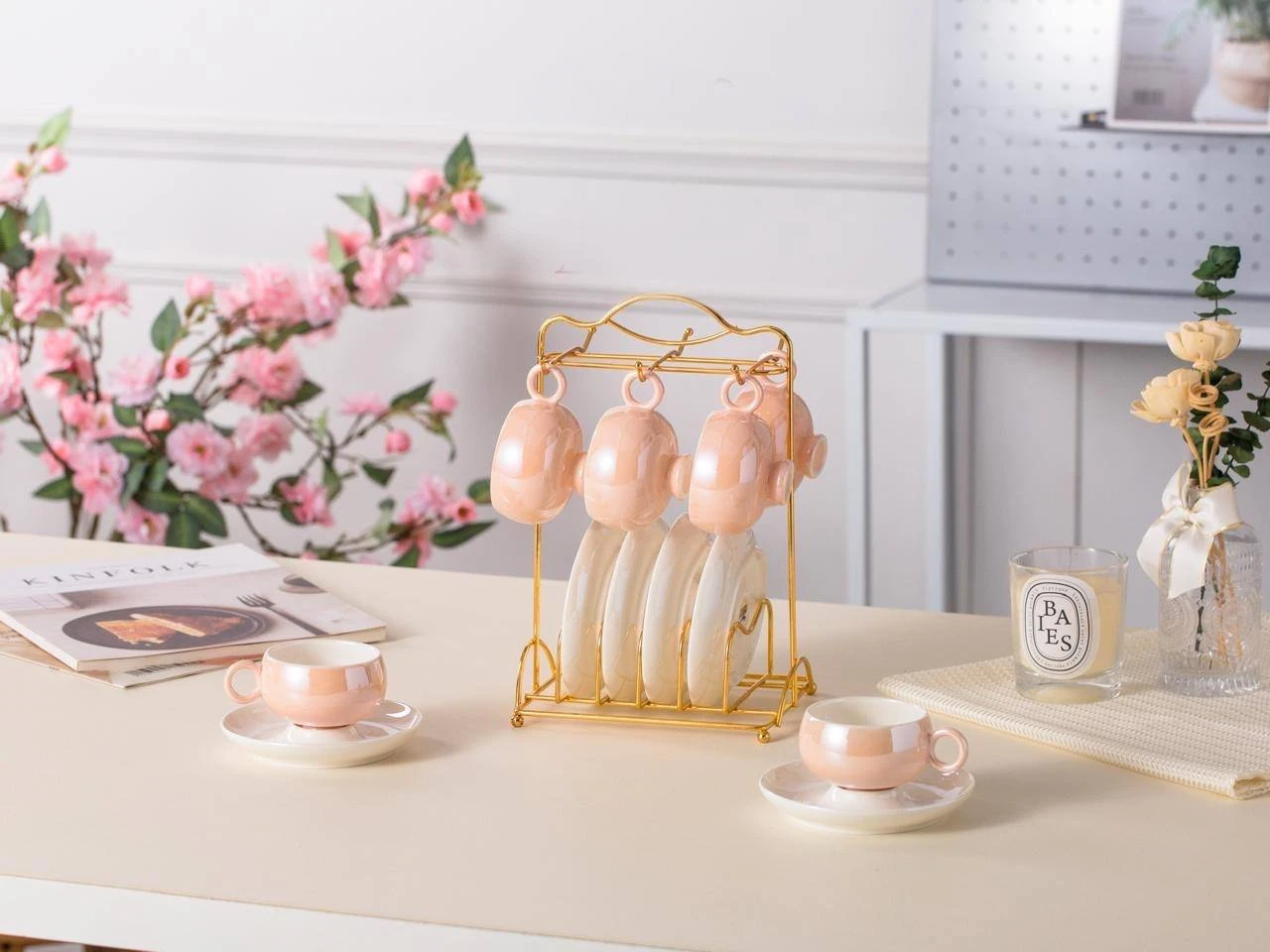 طقم قهوه بورسلين لامع لاستر 12قطعه-منتجات ارشيا - مصر